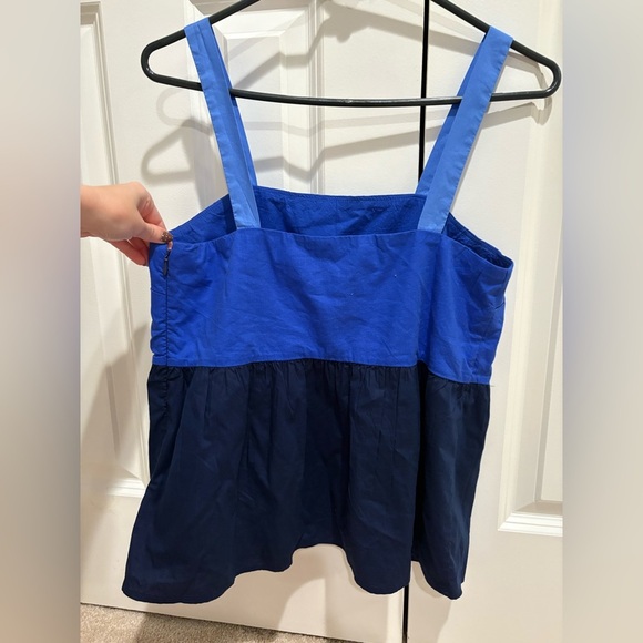 NWT Colorblock Blue Tank - Picture 3 of 4